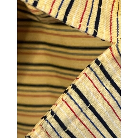 Fairway & Greene Flint Hills Resources Yellow Striped Mens Golf Polo Large - Picture 12 of 13